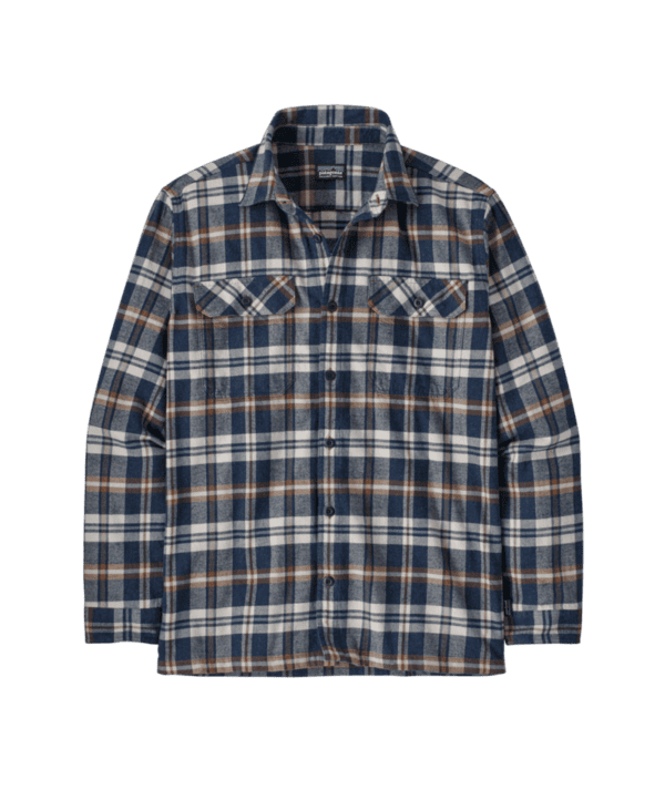 Patagonia Long Sleeve Organic Cotton Midweight Fjord Mens Flannel Shirt 2024 - Image 2