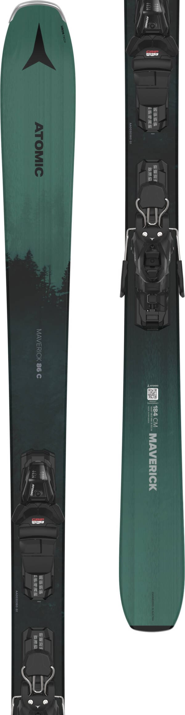 Atomic Maverick 86C Men's Skis with M10 GW Bindings 2025 - Image 7