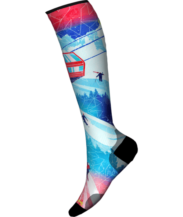 Smartwool Ski Zero Cushion Ski Day Print OTC Socks