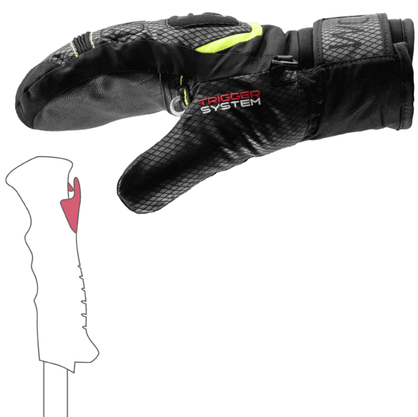 Leki WCR Team 3d Junior Mittens 2026 - Image 4