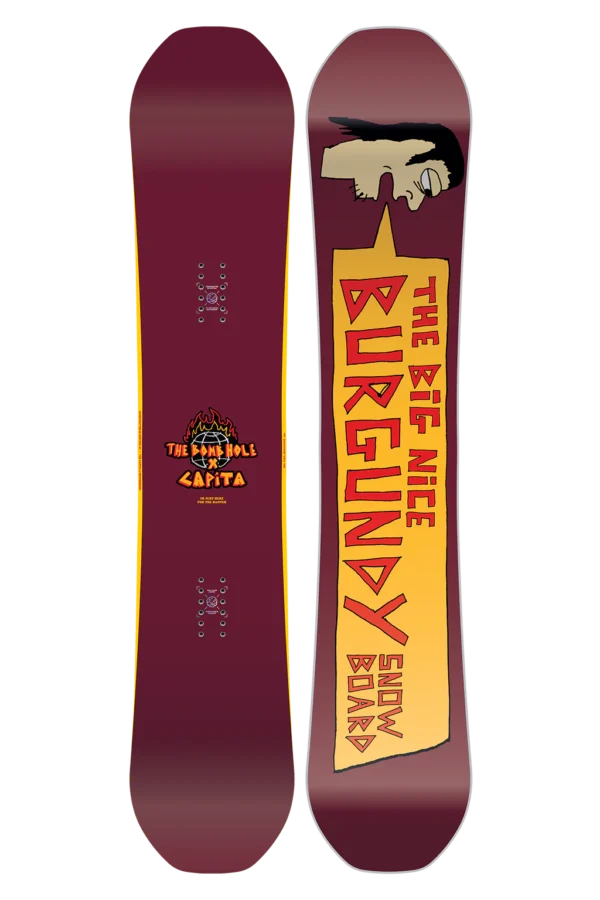 Capita The Big Nice Burgundy Men's Snowboard 2025
