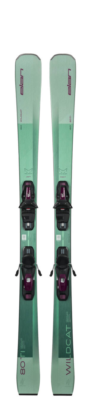Elan Wildcat 80 TI Women's Skis with EL 9 Bindings 2026
