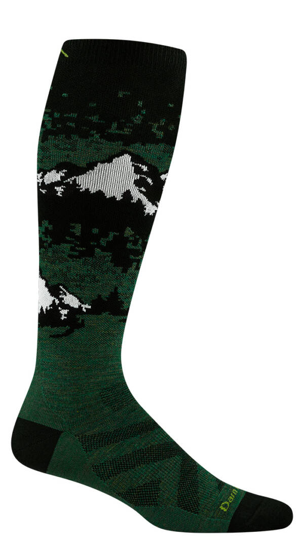 Darn Tough Cold Smoke OTC Lightweight Men's Ski Socks - Image 2