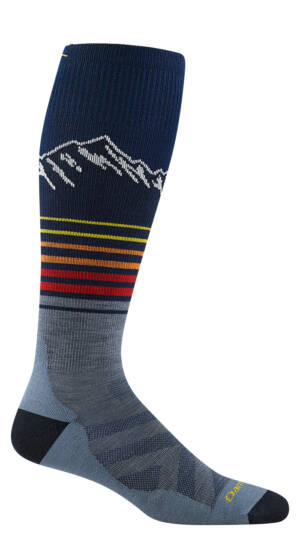 Darn Tough Steep Lines OTC Lightweight with Cushion Men's Ski Socks
