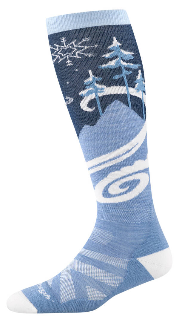 Darn Tough Swirlwind OTC Lightweight with Cushion Women's Ski Socks - Image 2