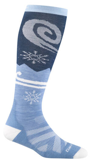 Darn Tough Swirlwind OTC Lightweight with Cushion Women's Ski Socks