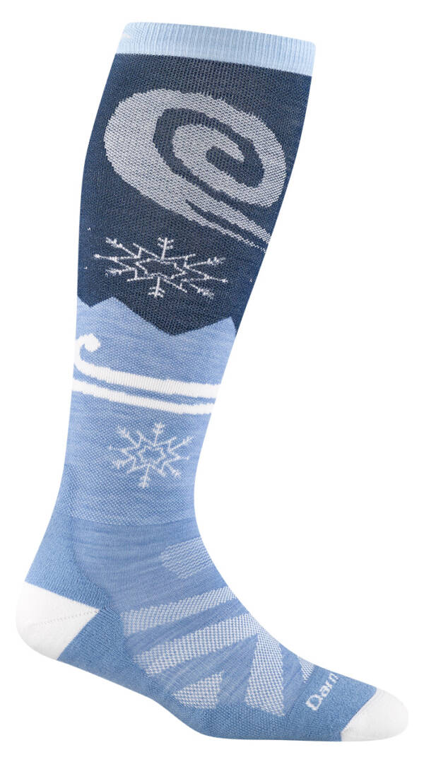 Darn Tough Swirlwind OTC Lightweight with Cushion Women's Ski Socks