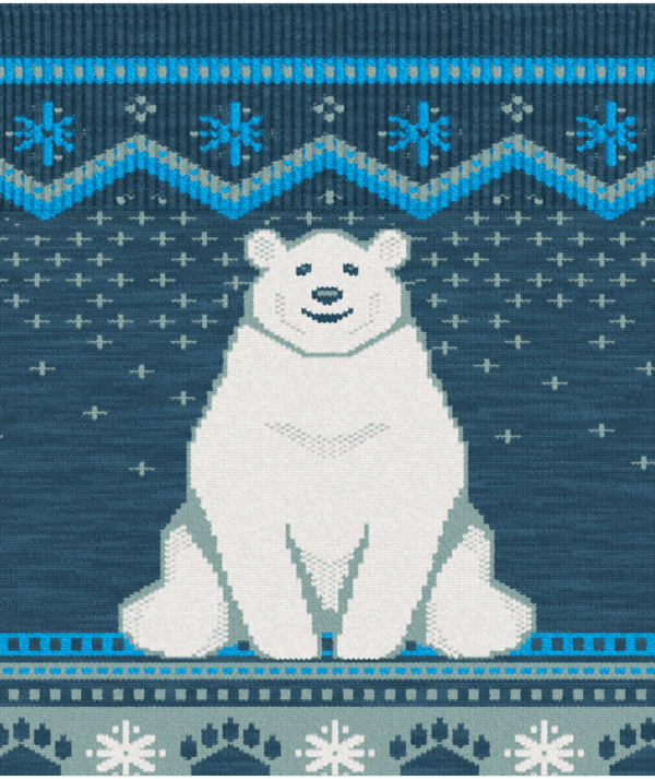 Smartwool Wintersport Full Cushion Polar Bear OTC Junior Socks - Image 4