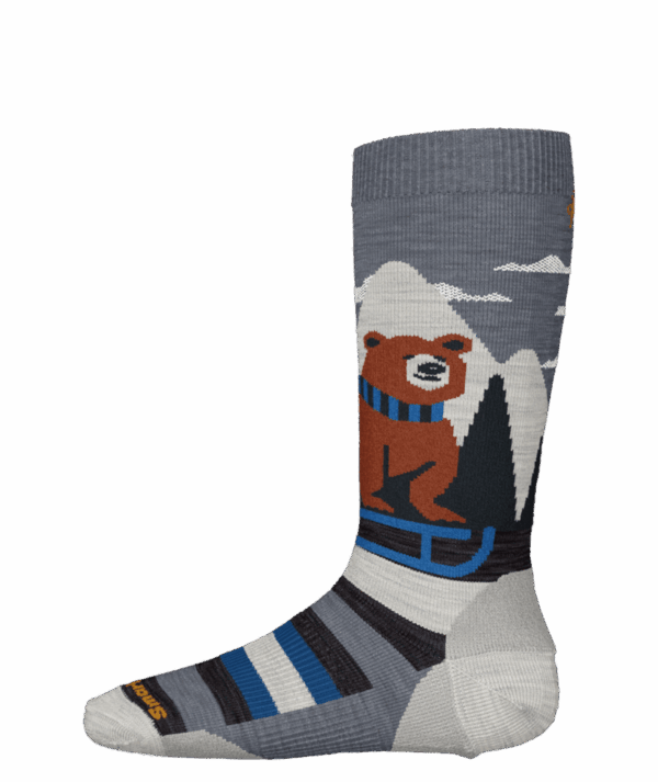 Smartwool Kids Ski Light Cushion Sleigh Bear OTC Junior Socks