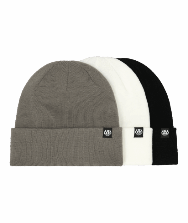 686 Standard Roll Up 3 Pack Beanie 2026