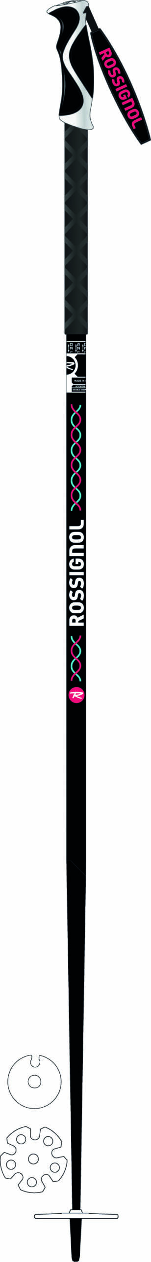 Rossignol Double Diamond Pro Womens Ski Poles 2023