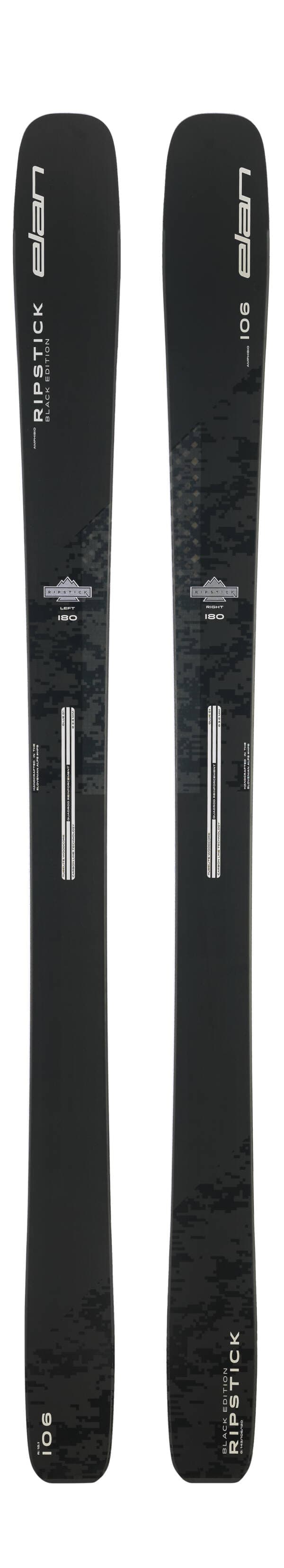 Elan Ripstick 106 Black Edition Mens Ski 2022