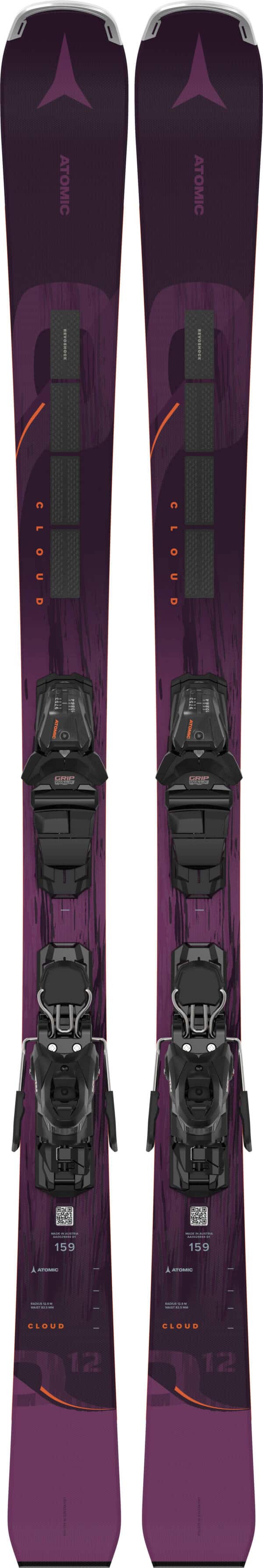 Atomic Cloud Q12 Womens Skis with M10 Bindings 2023